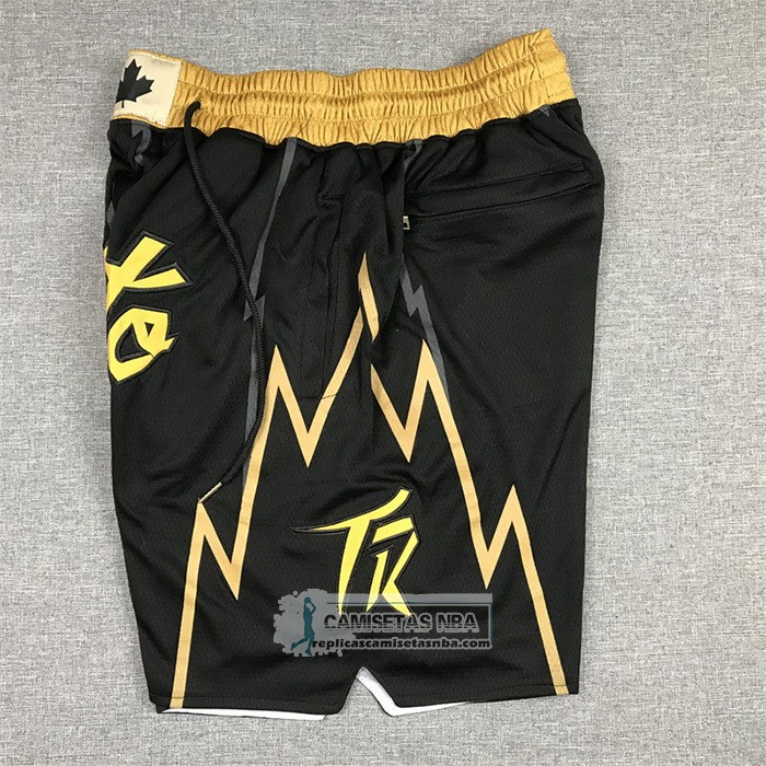 Pantalone Toronto Raptors Ciudad Just Don 2021-22 Negro